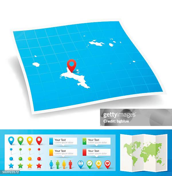 seychelles map with location pins isolated on white background - seychelles mahe stock illustrations
