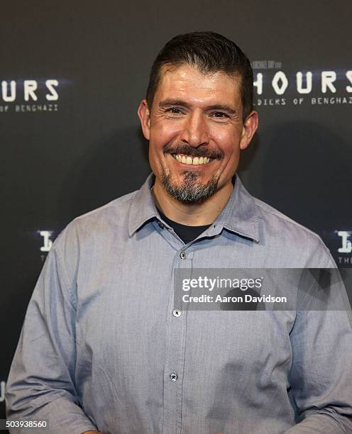 Kris "Tanto" Paronto attends Miami Special Screening of "13 Hours: The Secret Soldiers of Benghazi">> at Aventura Mall on January 7, 2016 in Miami,...