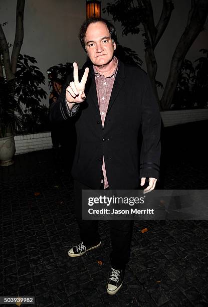 Filmmaker Quentin Tarantino attends the W Magazine celebration of the 'Best Performances' Portfolio and The Golden Globes with Audi and Dom Perignon...