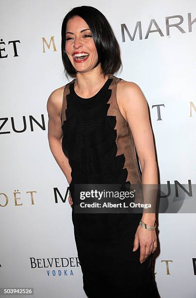 Actress Emmanuelle Vaugier arrives for the Mark Zunino Atelier Opening held at Mark Zunino Atelier on January 7, 2016 in Beverly Hills, California.