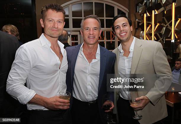 James Badge Dale and guests attend the after party for the Miami Fan Screening of the Paramount Pictures film "13 Hours: The Secret Soldiers of...