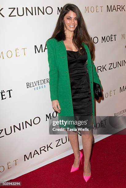 Actress Lindsay Hartley arrives at the Mark Zunino Atelier opening at Mark Zunino Atelier on January 7, 2016 in Beverly Hills, California.