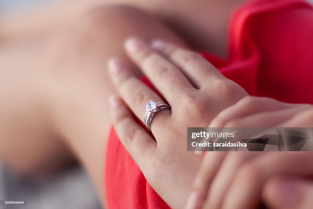 Engaged Rings Image Engaged Ring High-Res Stock Photo - Getty Images