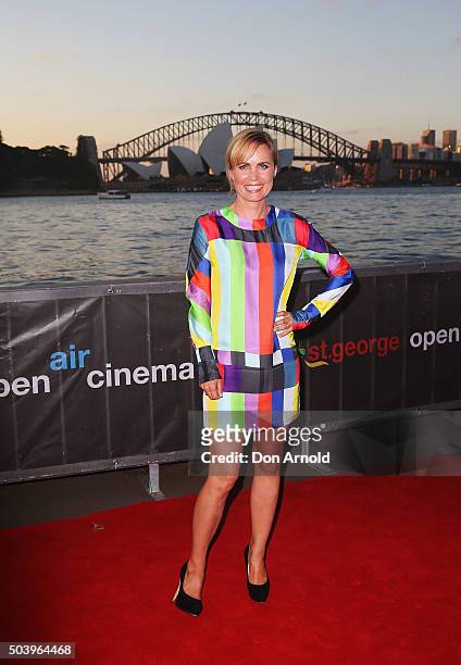 Radha Mitchell arrives ahead of St.George OpenAir Cinema Opening Night and Sydney Premiere of LOOKING FOR GRACE on January 8, 2016 in Sydney,...