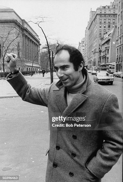 Author, Philip Roth, probably visting New York.