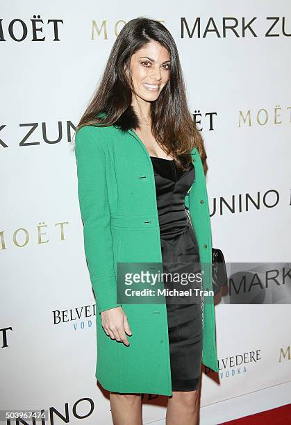 Lindsay Hartley arrives at Mark Zunino Atelier opening held on January 7, 2016 in Beverly Hills, California.