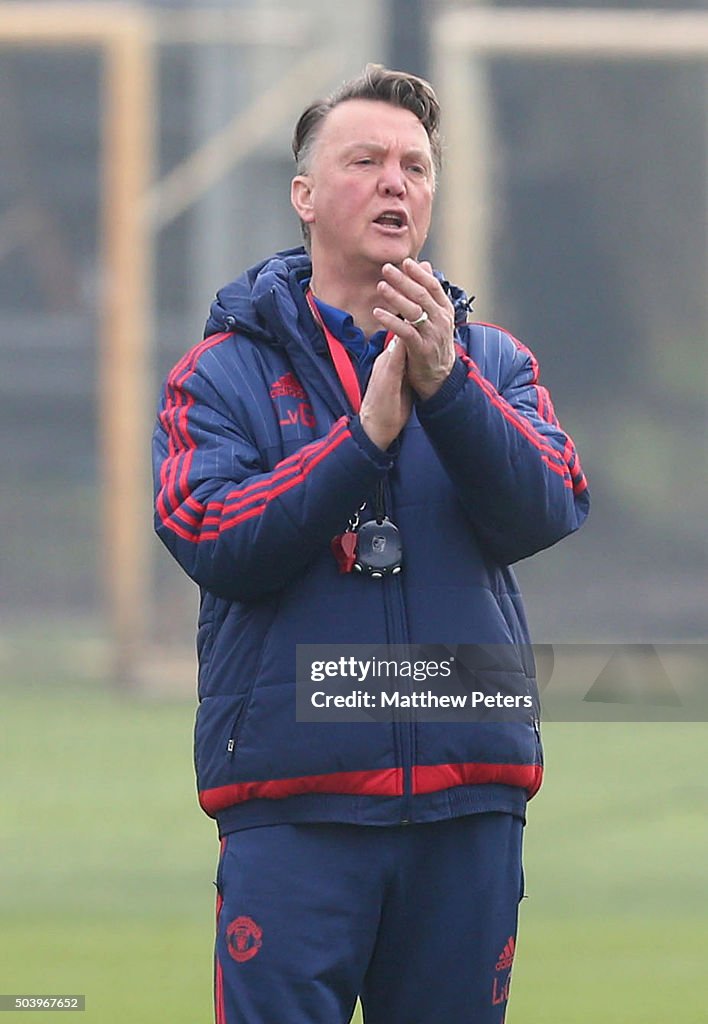 Manchester United Training and Press Conference