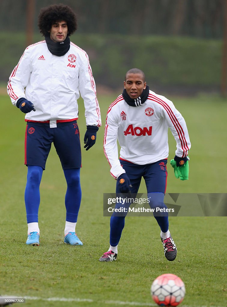 Manchester United Training and Press Conference