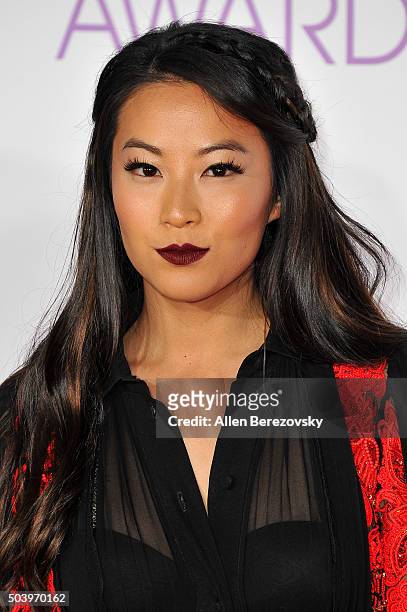 Actress Arden Cho arrives at the People's Choice Awards 2016 at Microsoft Theater on January 6, 2016 in Los Angeles, California.