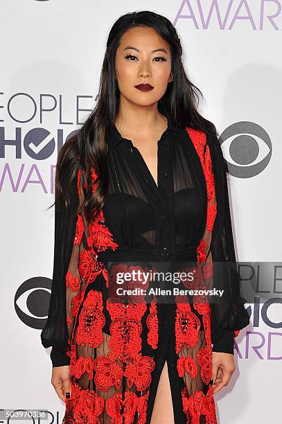 Actress Ming-Na Wen arrives at the People's Choice Awards 2016 at Microsoft Theater on January 6, 2016 in Los Angeles, California.