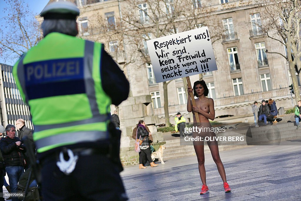 GERMANY-EUROPE-MIGRANTS-CRIME-PROTEST