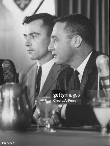 Gemini flight crew members Virgil I. Grissom & John W. Young.