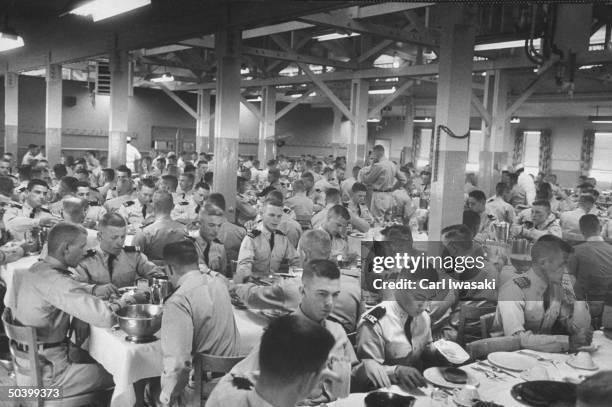 Dinning hall at the new Air Force academy.