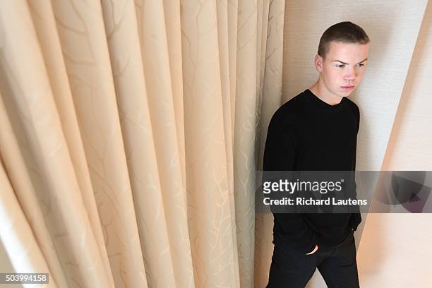British actor Will Poulter was in Toronto promoting his new film, The Revenant. He is seen in the Ritz-Carlton hotel.