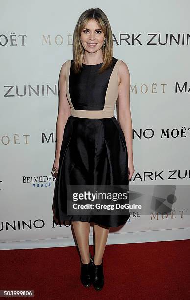 Personality Carly Steel arrives at the Mark Zunino Atelier Opening at Mark Zunino Atelier on January 7, 2016 in Beverly Hills, California.
