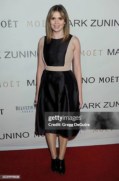 Personality Carly Steel arrives at the Mark Zunino Atelier Opening at Mark Zunino Atelier on January 7, 2016 in Beverly Hills, California.