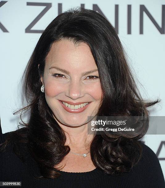 Actess Fran Drescher arrives at the Mark Zunino Atelier Opening at Mark Zunino Atelier on January 7, 2016 in Beverly Hills, California.