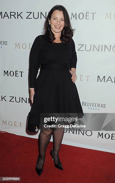 Actress Fran Drescher arrives at the Mark Zunino Atelier Opening at Mark Zunino Atelier on January 7, 2016 in Beverly Hills, California.