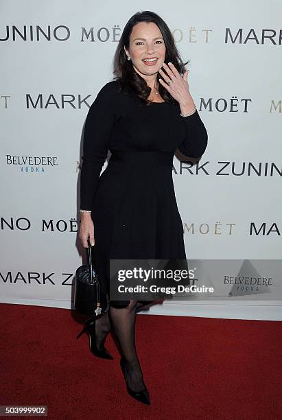 Actress Fran Drescher arrives at the Mark Zunino Atelier Opening at Mark Zunino Atelier on January 7, 2016 in Beverly Hills, California.