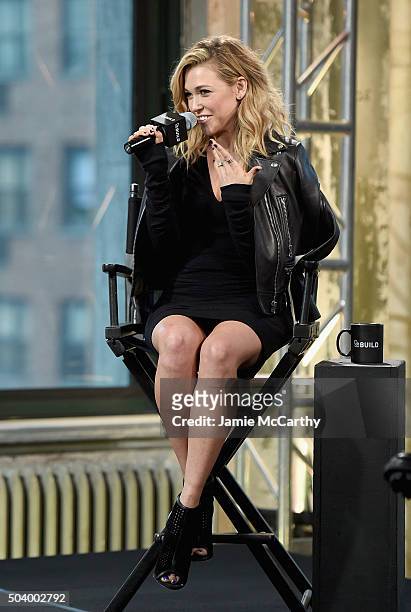 Rachel Platten attends AOL BUILD Series at AOL Studios In New York on January 8, 2016 in New York City.