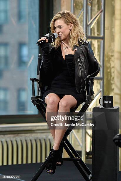 Rachel Platten attends AOL BUILD Series at AOL Studios In New York on January 8, 2016 in New York City.