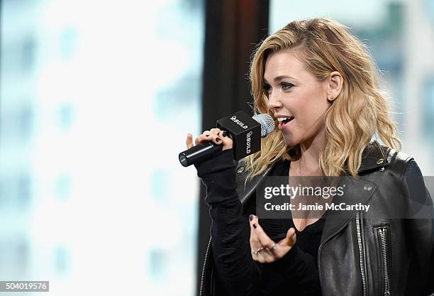 Rachel Platten attends AOL BUILD Series at AOL Studios In New York on January 8, 2016 in New York City.