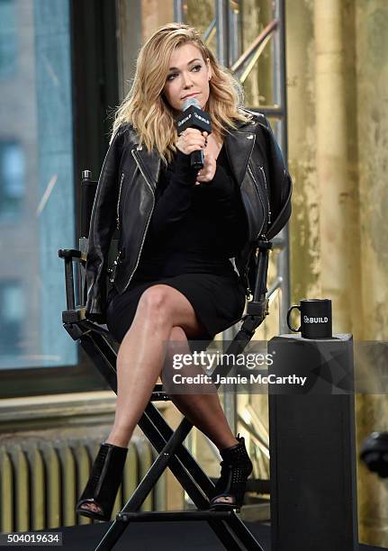 Rachel Platten attends AOL BUILD Series at AOL Studios In New York on January 8, 2016 in New York City.