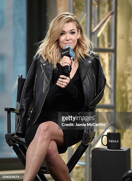 Rachel Platten attends AOL BUILD Series at AOL Studios In New York on January 8, 2016 in New York City.