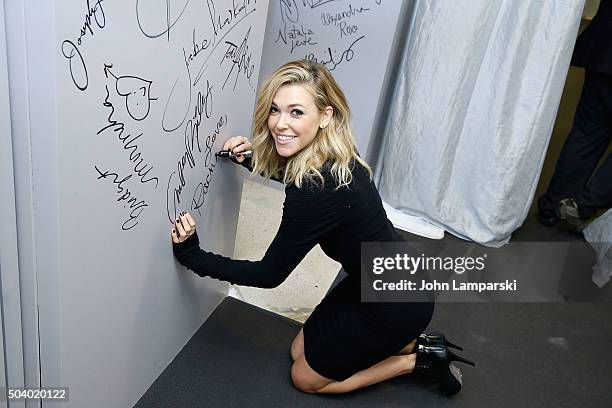 Rachel Platten discusses her new album "Wildfire" during AOL BUILD Speaker Series at AOL Studios In New York on January 8, 2016 in New York City.