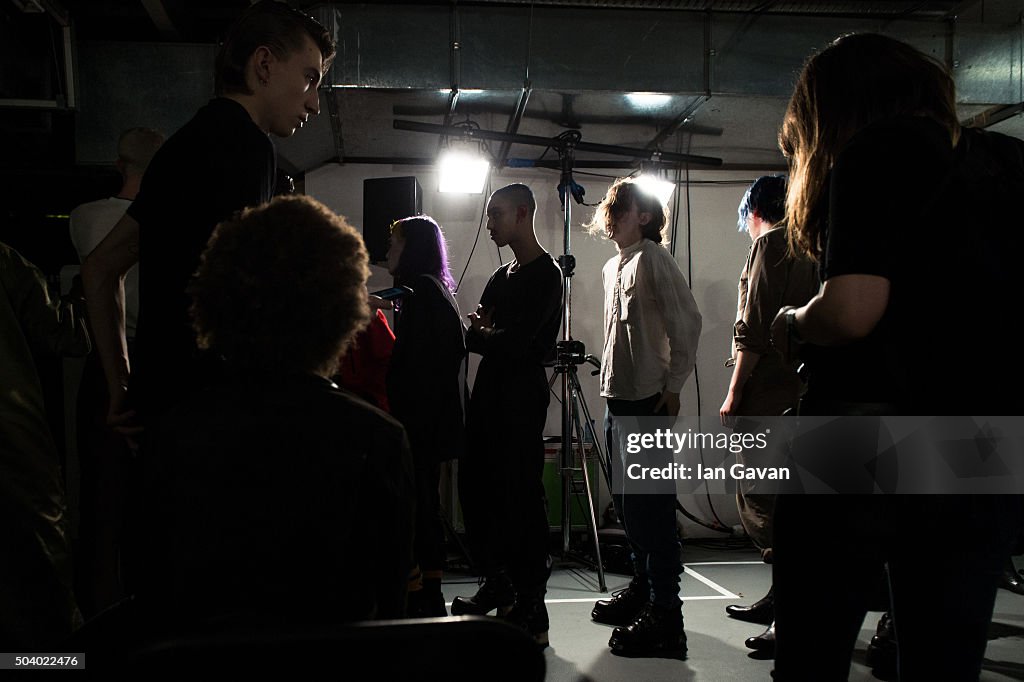 MAN - Backstage - London Collections Men AW16