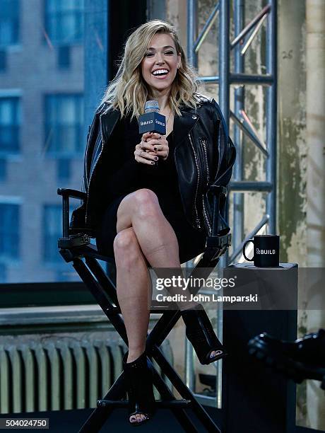 Rachel Platten discusses her new album "Wildfire" during AOL BUILD Speaker Series at AOL Studios In New York on January 8, 2016 in New York City.