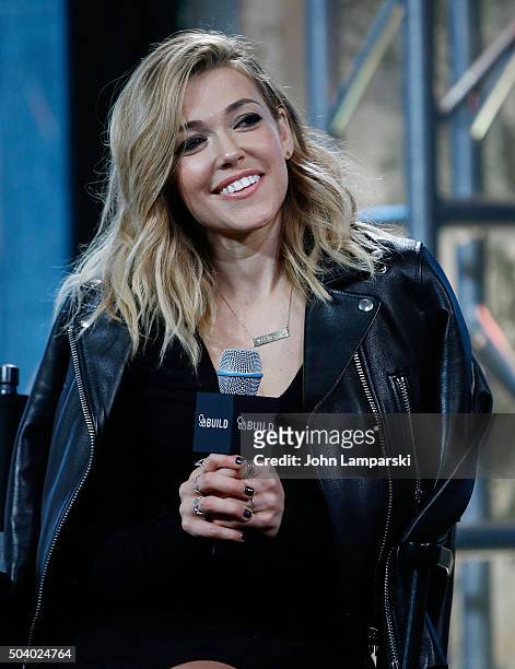 Rachel Platten discusses her new album "Wildfire" during AOL BUILD Speaker Series at AOL Studios In New York on January 8, 2016 in New York City.