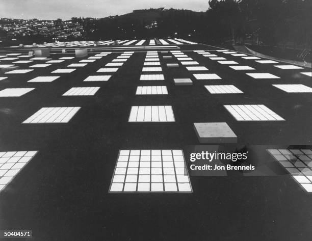 Skylights in Hillsdale High School.