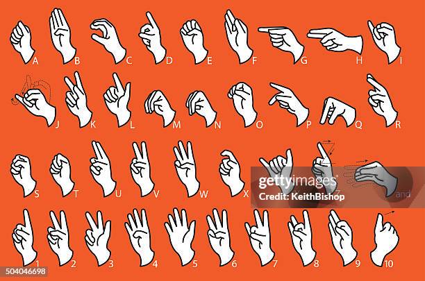 ilustraciones, imágenes clip art, dibujos animados e iconos de stock de lenguaje de signos de comunicación - sign language