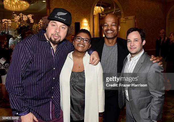 Writer/producer Malcolm Spellman, writer/producer Attica Locke, writer/producer Eric Haywood and actor Danny Strong attend the 16th Annual AFI Awards...
