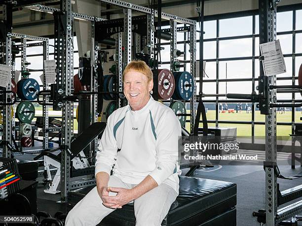 Principal owner and managing general partner of the Oakland Raiders of the National Football League Mark Davis is photographed for ESPN - The...