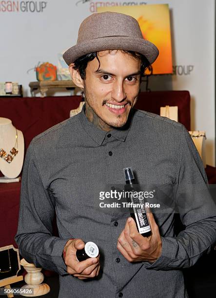 Actor Richard Cabral attends the GBK & Pilot Pen Golden Globes 2016 Luxury Lounge - Day 1 at W Hollywood on January 8, 2016 in Hollywood, California.