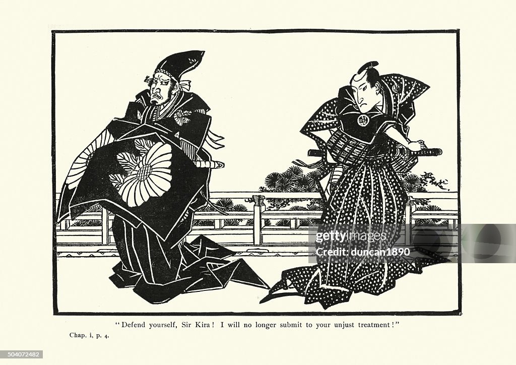 Japanische Kunst-Das Forty seven Ronin