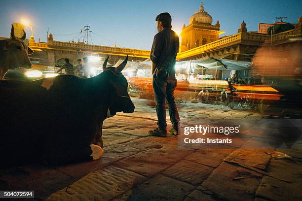 travel guide in jodhpur - indian tour guide stock pictures, royalty-free photos & images