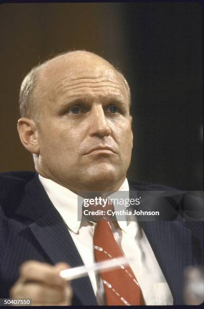 Assistant Defence Secretary Richard L. Armitage testifying before the Senate Foreign Relations Committee about the situation in the Persian Gulf.