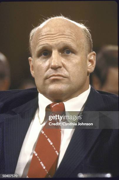 Assistant Defence Secretary Richard L. Armitage testifying before the Senate Foreign Relations Committee about the situation in the Persian Gulf.