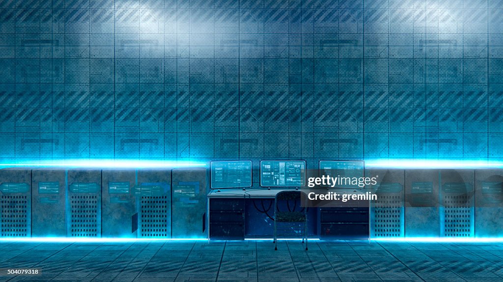 Hackers Rooms Example Hacker Room In Old Warehouse High-Res Stock Photo - Getty Images