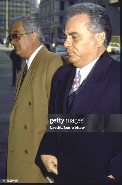 Mafia boss John Gotti w. Brother Peter.