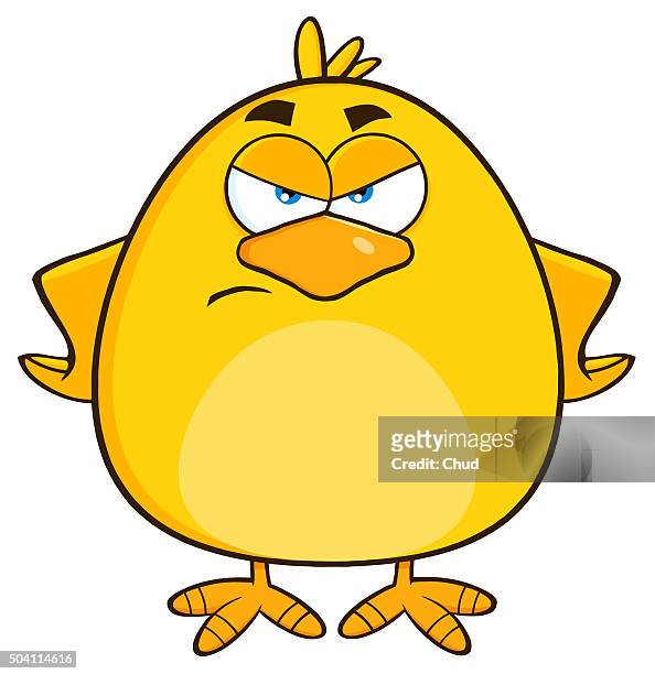 Cute Yellow Chick Cartoon Character High-Res Vector Graphic - Getty Images