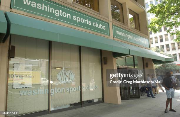 The Washington Sports Club, in which missing intern Chandra Levy reportedly worked out and was one of the last places she was seen.