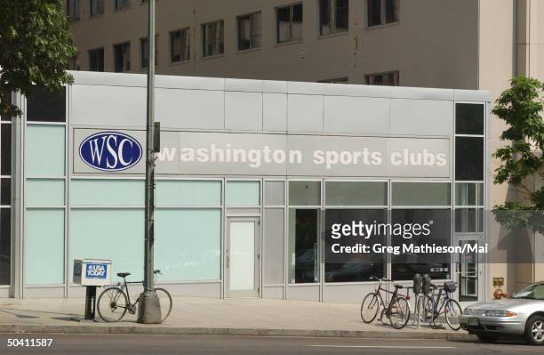 The Washington Sports Club where missing intern Chandra Levy reportedly worked out and was one of the last places she was seen.