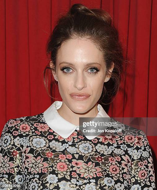 Actress Carly Chaikin arrives at the 16th Annual AFI Awards on January 8, 2016 in Los Angeles, California.