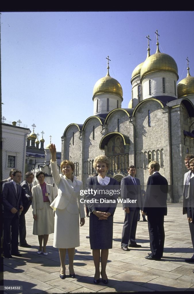 Mrs. Mikhail S. Gorbachev;Mrs. Ronald W. #2 Reagan