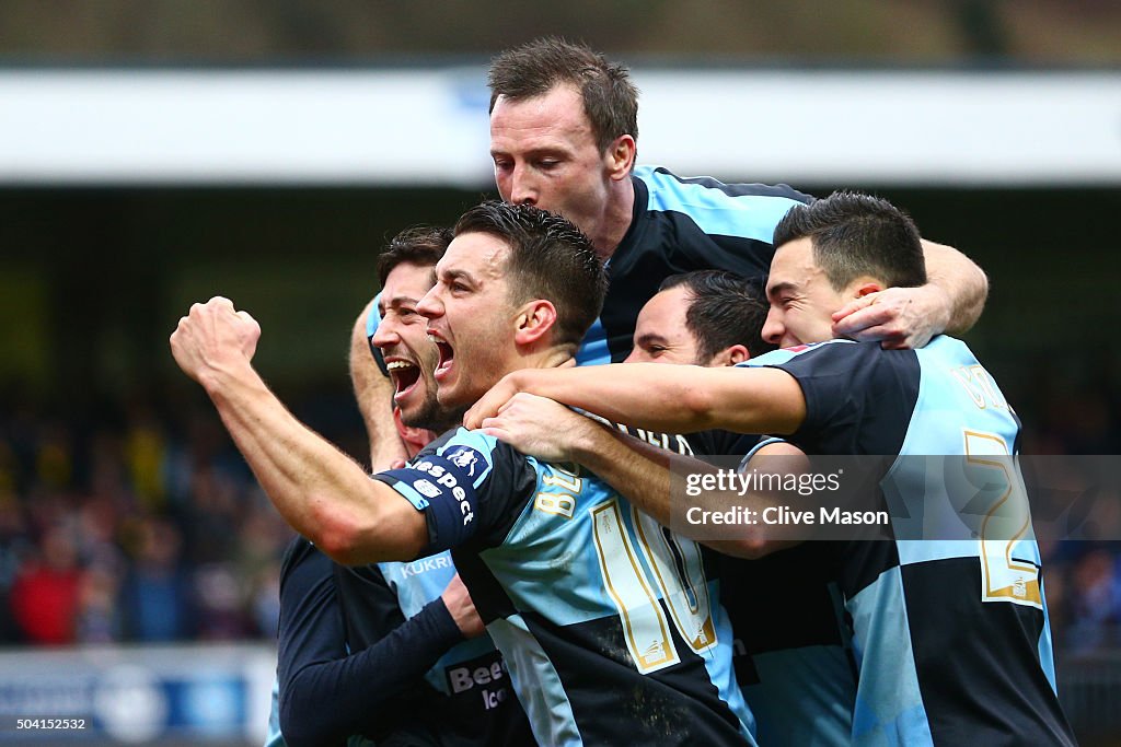 Wycombe Wanderers v Aston Villa - The Emirates FA Cup Third Round