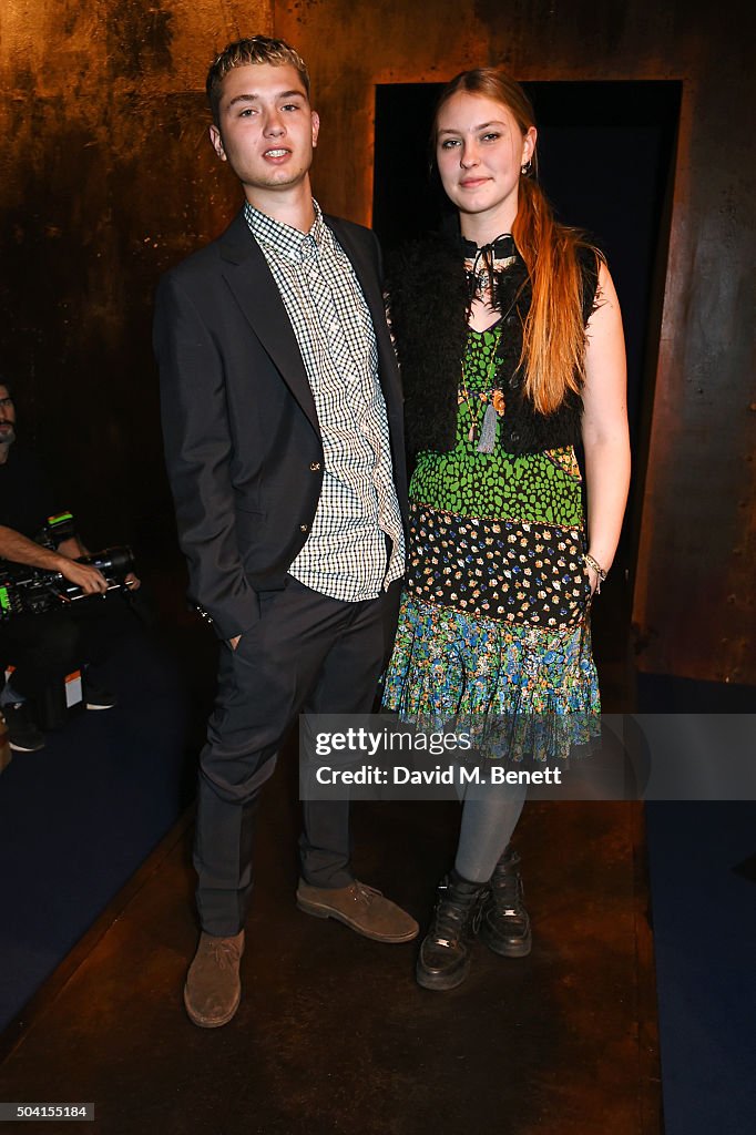 Ella Rafferty Rafferty Law and Ella Dallaglio attend the Coach FW16 show front row ...